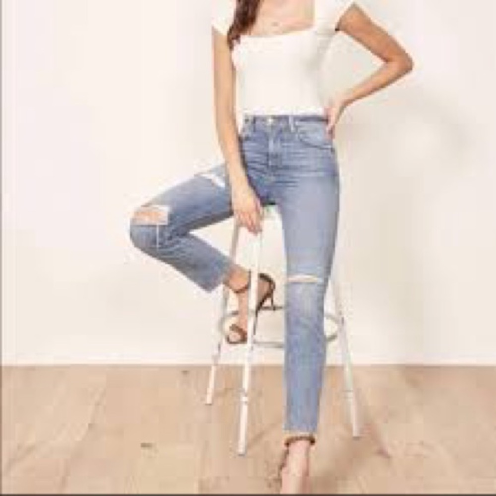 Reformation Julia High Rise Cigarette Jean